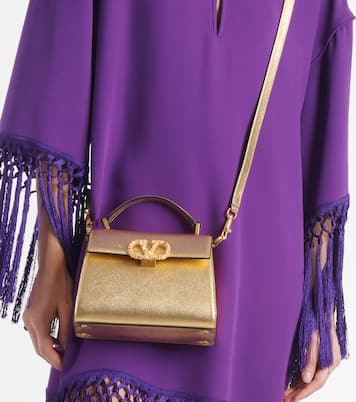 Borsa VSling Mini in pelle con Swarovski® | Valentino Garavani