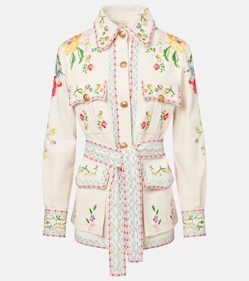 Veste brodée à fleurs | Valentino