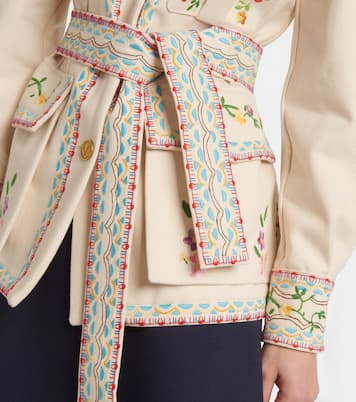 Veste brodée à fleurs | Valentino