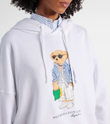 Polo Bear cotton-blend jersey hoodie | Polo Ralph Lauren