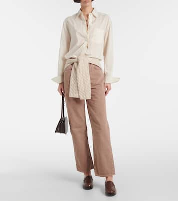 Daniela high-rise straight jeans | Veronica Beard