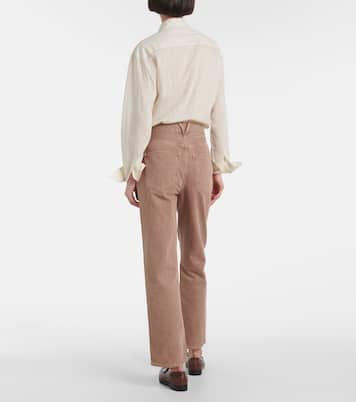 Daniela high-rise straight jeans | Veronica Beard