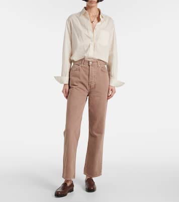 Daniela high-rise straight jeans | Veronica Beard