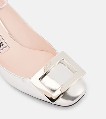 Escarpins U Look 45 en cuir métallisé | Roger Vivier
