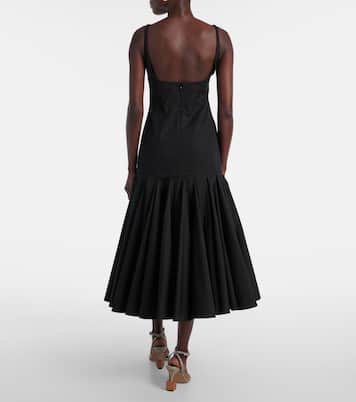 Abito midi Agave in popeline di cotone | Jacquemus