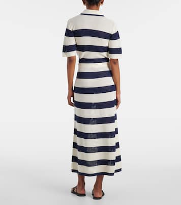 Falda midi Bateau de punto en mezcla de algodón | Eres
