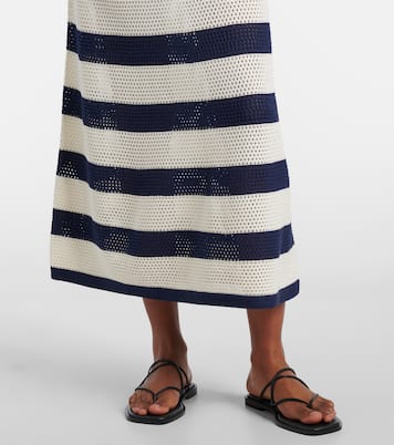 Falda midi Bateau de punto en mezcla de algodón | Eres