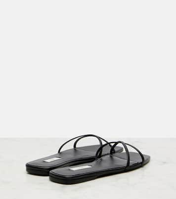 Leather slides | Toteme