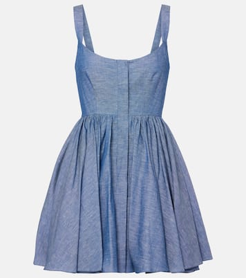 Minikleid Corset aus Baumwolle und Leinen | Alaïa