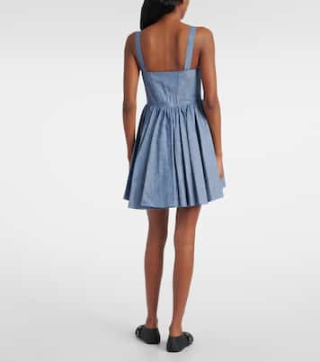 Minikleid Corset aus Baumwolle und Leinen | Alaïa