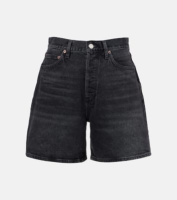 Dame high-rise denim shorts | Agolde