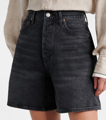 Dame high-rise denim shorts | Agolde