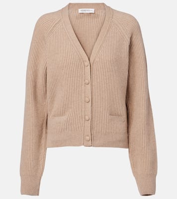 Ribbed-knit wool and cashmere cardigan | Victoria Beckham