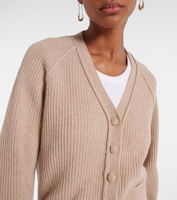 Ribbed-knit wool and cashmere cardigan | Victoria Beckham