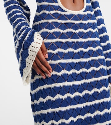 Abito lungo Rey in maglia di misto cotone | Bananhot