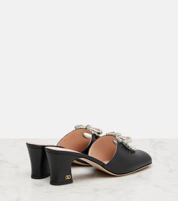 Sandali Adamantine 60 in pelle con cristalli | Valentino Garavani
