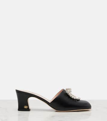 Sandali Adamantine 60 in pelle con cristalli | Valentino Garavani