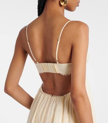 Besticktes Maxikleid Coco aus Ramie | Zimmermann