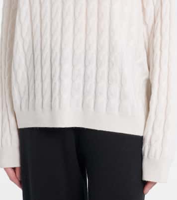 Polo Magnolie in cashmere a trecce | Lisa Yang