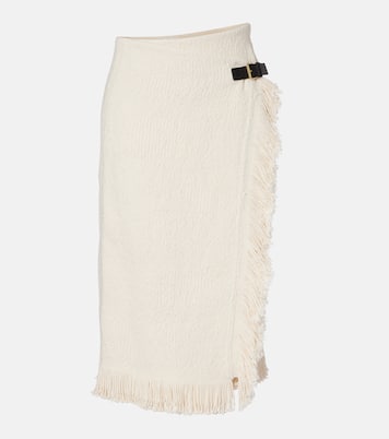 Falda midi Galla de algodón y lino | Isabel Marant