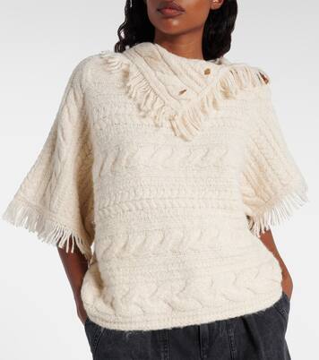 Blanche cable-knit cotton-blend sweater | Marant Etoile