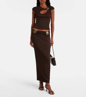 Gathered maxi skirt | Christopher Esber