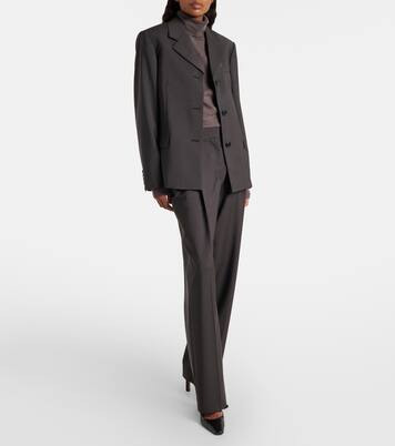 Faelan wool and mohair jacket | The Row