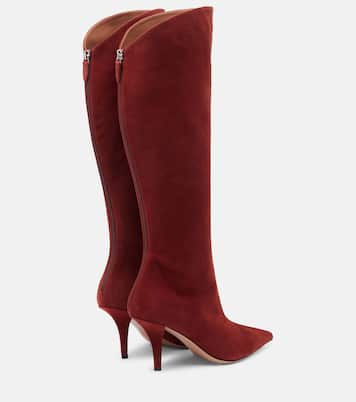 Bottes Jessica 75 en daim | Paris Texas