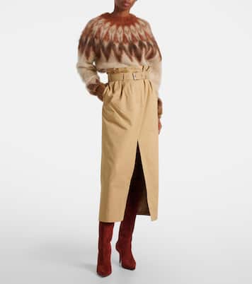 Bottes Jessica 75 en daim | Paris Texas