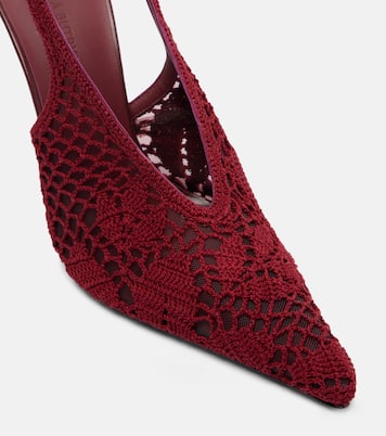105 crochet slingback pumps | Magda Butrym