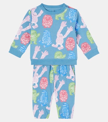 Baby cotton sweatshirt and sweatpants set | Stella McCartney Kids