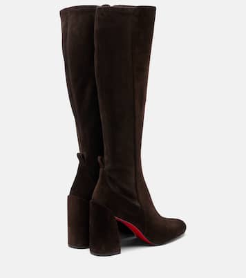 Overknee-Stiefel Loo 85 aus Veloursleder | Christian Louboutin