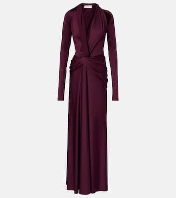Gathered jersey gown | Victoria Beckham