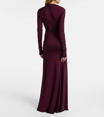Gathered jersey gown | Victoria Beckham