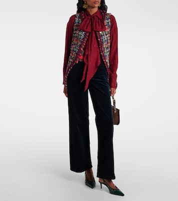 Le Slim Palazzo high-rise wide-leg jeans | Frame
