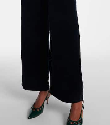 Le Slim Palazzo high-rise wide-leg jeans | Frame