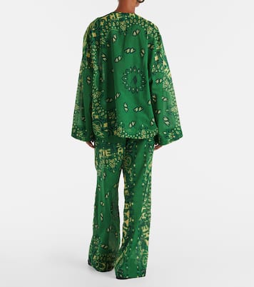 Pantalon ample Bandana en coton | The Attico
