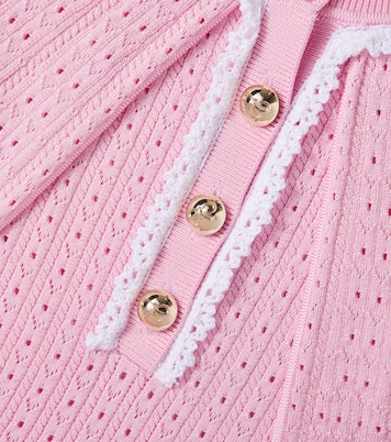 Kleid aus Pointelle-Strick | Self-Portrait Kids