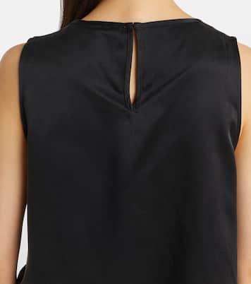 Sofia silk charmeuse tank top | Asceno