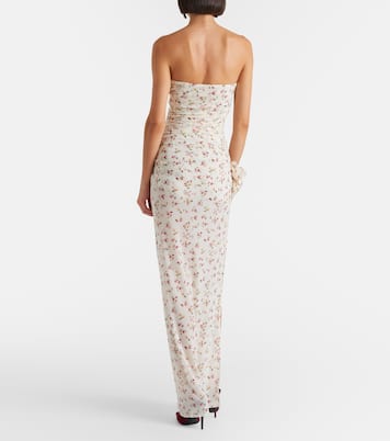 Floral ruched gown | Magda Butrym