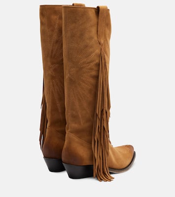 Wish Star fringed suede cowboy boots | Golden Goose