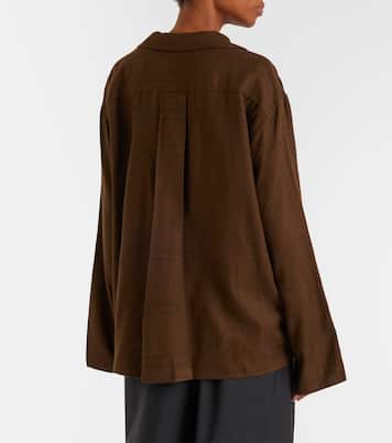 Chemise de pyjama à logo | Toteme