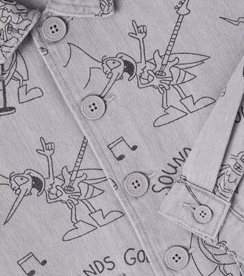 프린트 데님 재킷 | Stella McCartney Kids