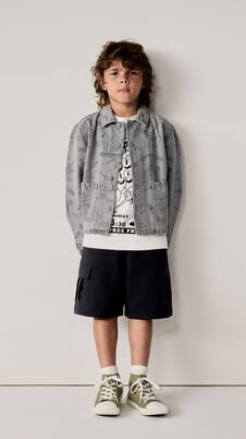 Bedruckte Jeansjacke | Stella McCartney Kids