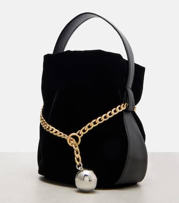 Prada Petit Sac Noir velvet bucket bag | Prada