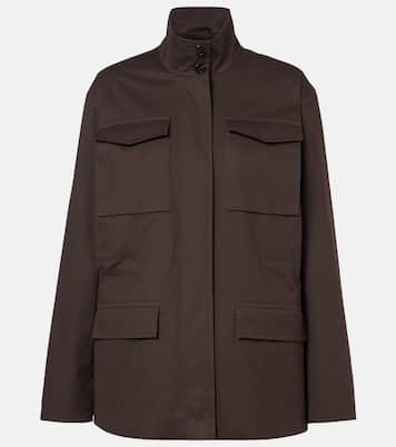 Floriane cotton and cashmere field jacket | The Row