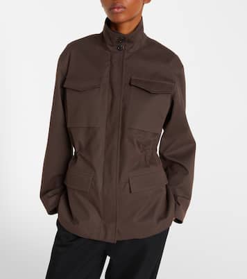 Floriane cotton and cashmere field jacket | The Row