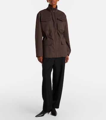 Floriane cotton and cashmere field jacket | The Row
