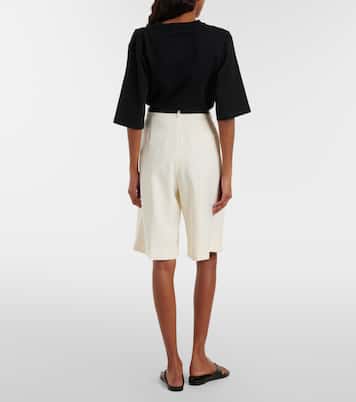 Virgin wool Bermuda shorts | Róhe