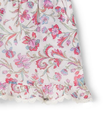 Vallal floral ruffled cotton shorts | Louise Misha